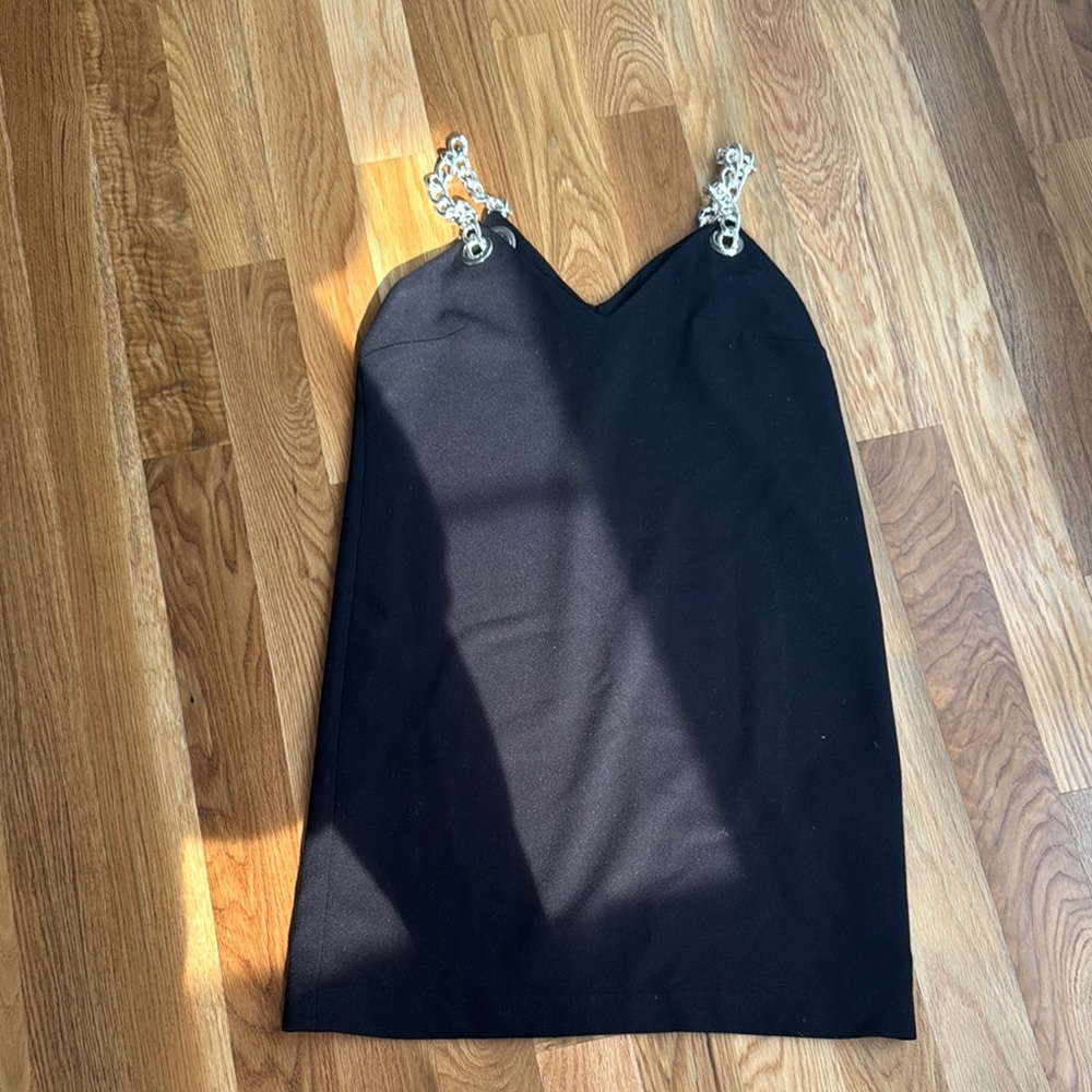 Michael Kors Black Dress with Chain Accents